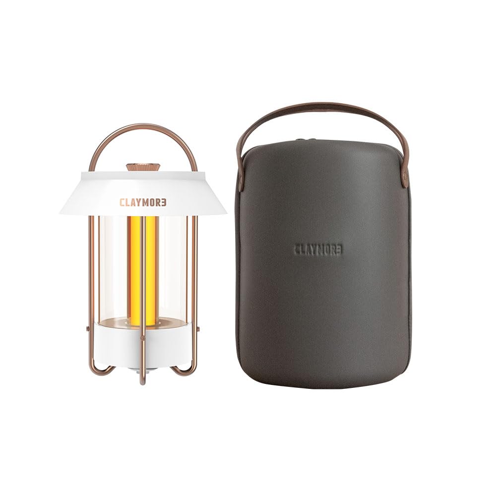 CLAYMORE Selene Lamp (White) - Aesthetic Portable Outdoor Lantern